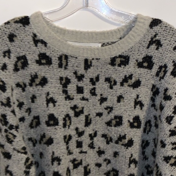 Workshop Republic Leopard Boho Sweater NWT - Picture 7 of 10
